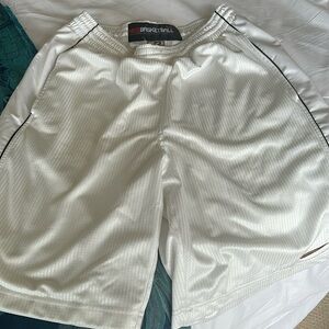 Men's Nike white with black stripe M
Long Basketball Shorts